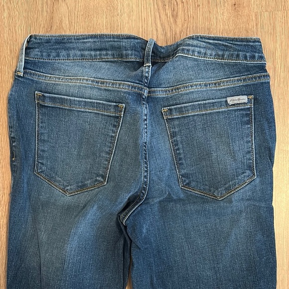 Slightly Curvy Bootcut Blue Women's Jeans - Picture 3 of 5